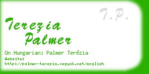 terezia palmer business card